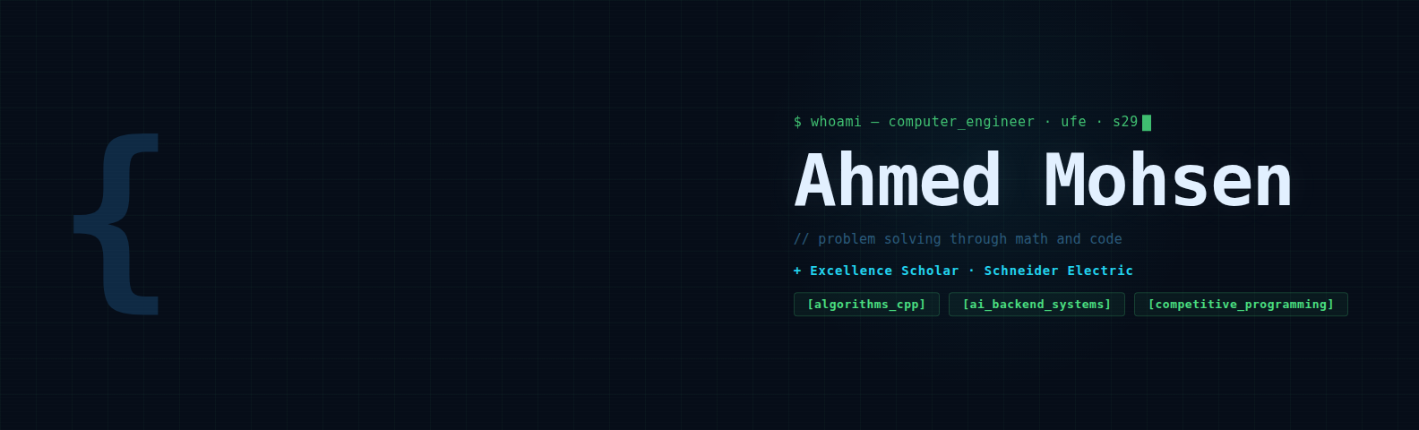Ahmed Mohsen — Computer Engineering Student | Algorithms, AI ...